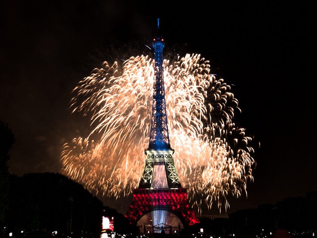 eiffel tower is one of the places to celebrate New Year's
