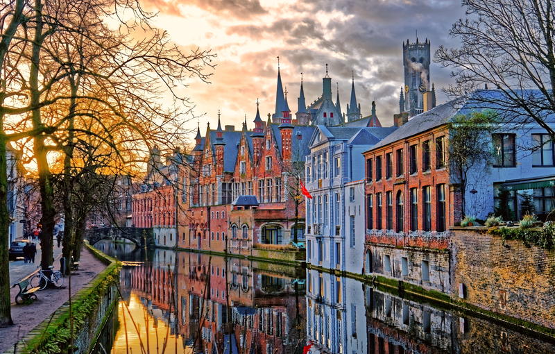 çemê Bruges e di nava bajarên Ewropayê herî baş bi trênê ziyaret kir