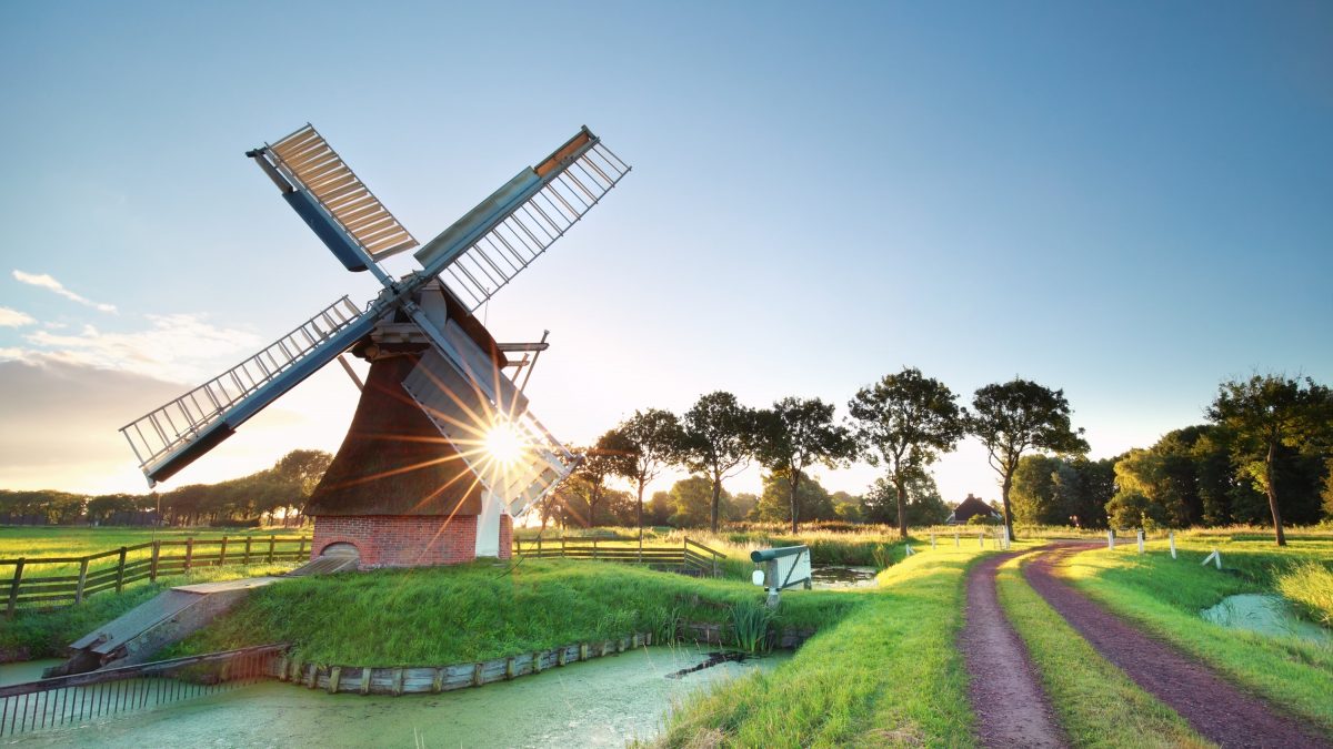 windmill in the the Netherlands