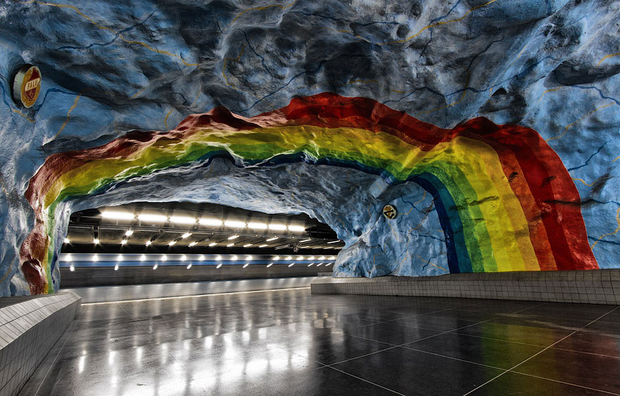 Underground Art на станцыях метро паведамленне ў блогу