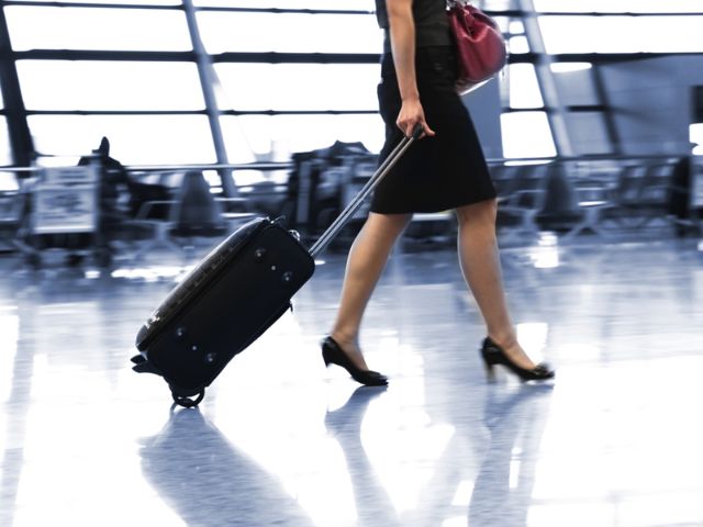 Luggage inside Munich airport