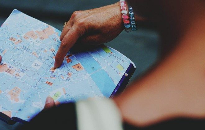 plan a trip with a map