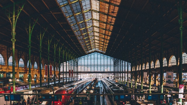 Gare Du Nord, Paris is the busiest train staion in europe
