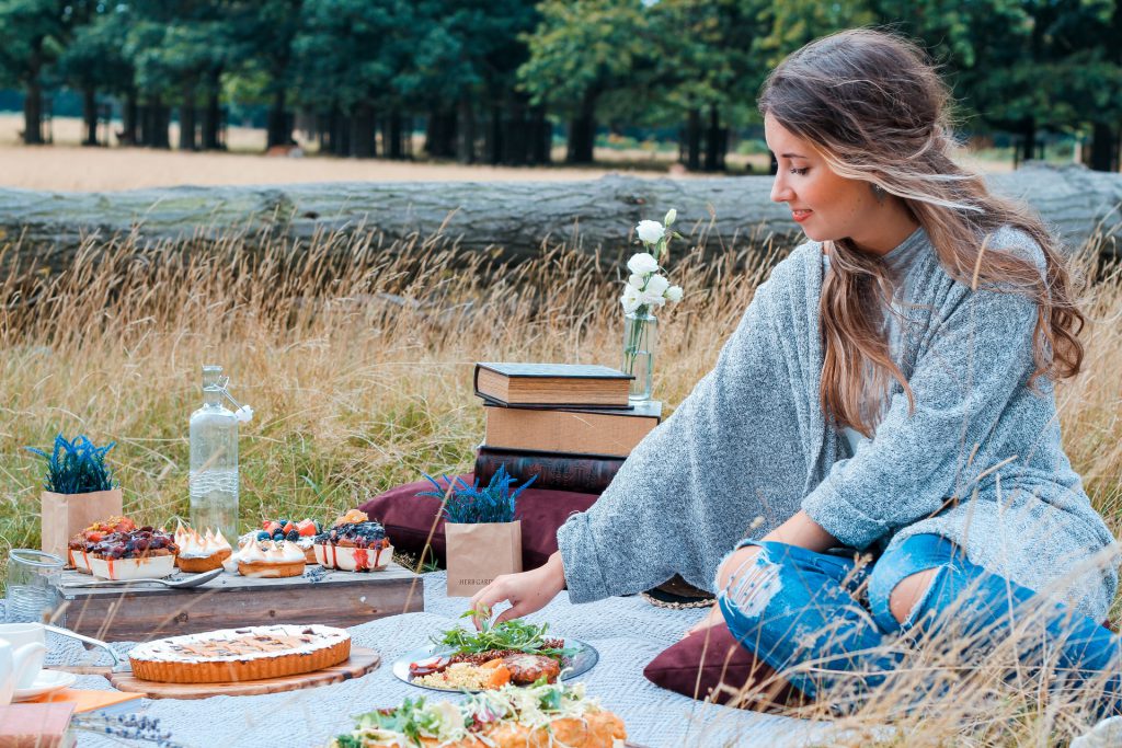 piknikpaikka Euroopassa syöminen