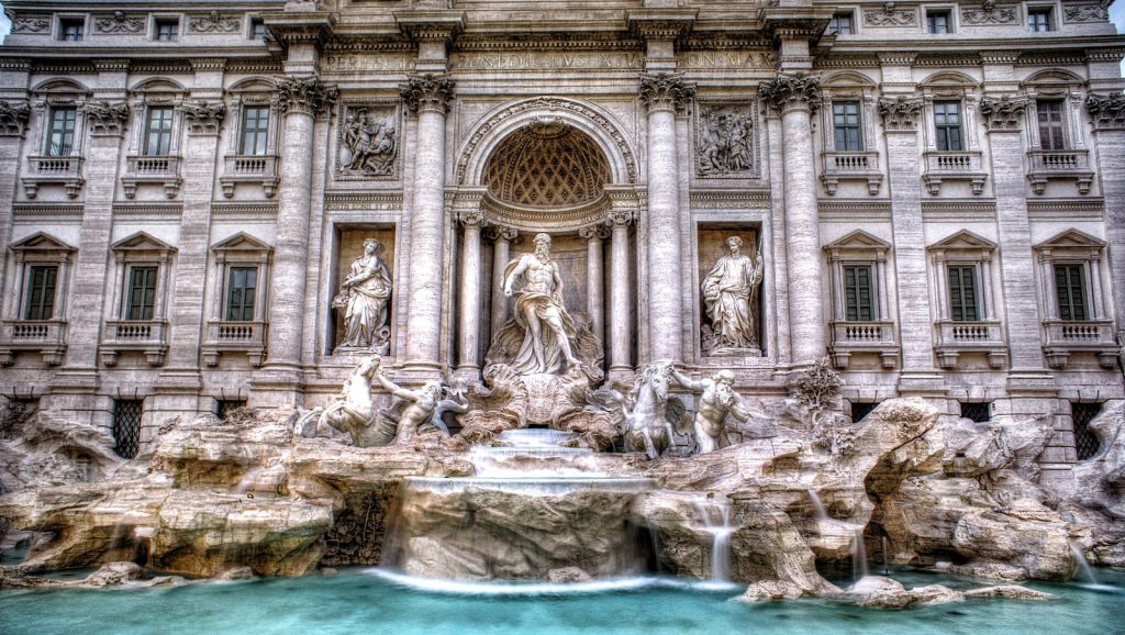 Trevi Fountain is one of the Most Beautiful Fountains In Rome and Italy
