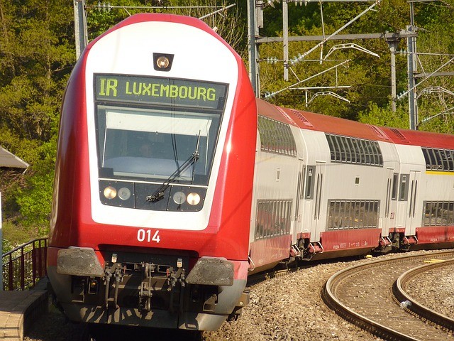 CFL train heading to luxembourg