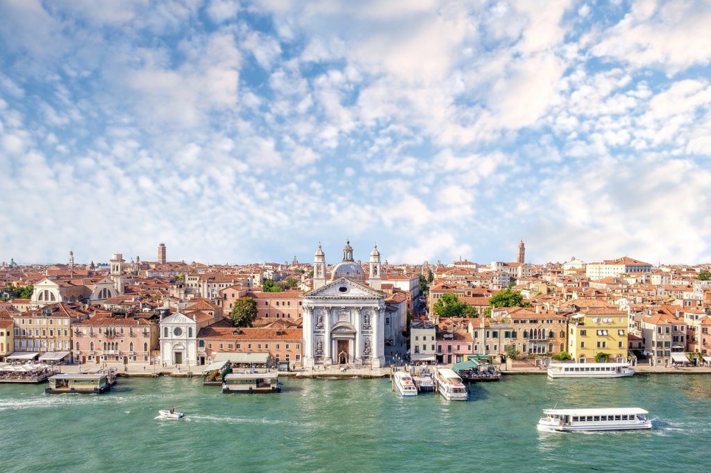 Venice, Italy is one of the most known coastal cities in the world