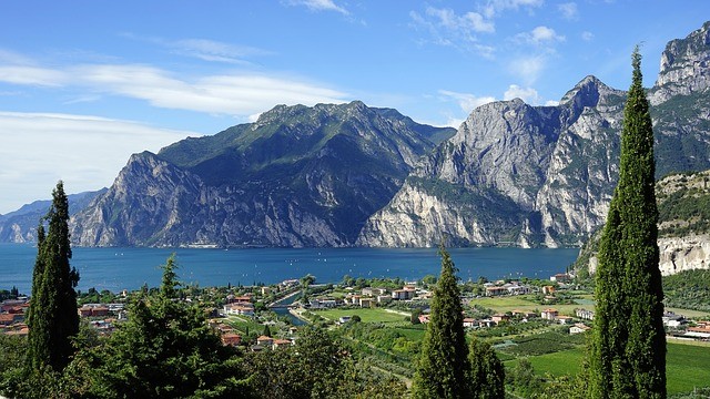 Lakeside Camping Destination In Brione Campsite, Lake Garda, Italy