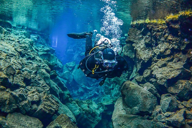 Perfect Diving In Silfra, Iceland