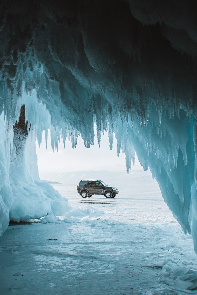 Frozen Amazing Places To Visit In Russia: Lake Baikal