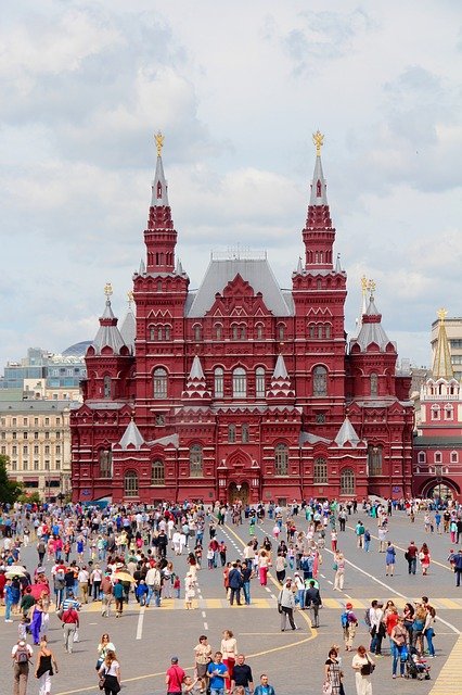 The Red Square In Moscow Russia