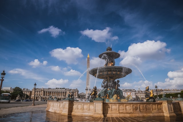 Fountain in Place De La Concorde, Paris