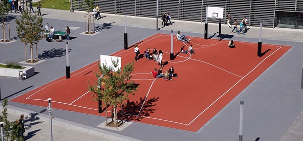 Munich Germany 3D Basketball Court