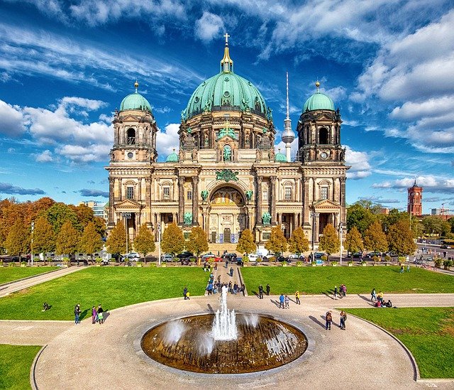 Beautiful day in Berlin Cathedral