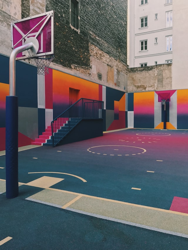 Pigalle Basketball Court In Paris France