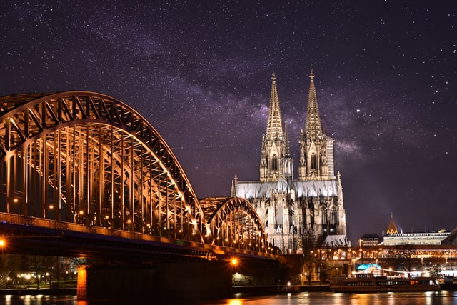 Kolner Cathedral Cologne at night time