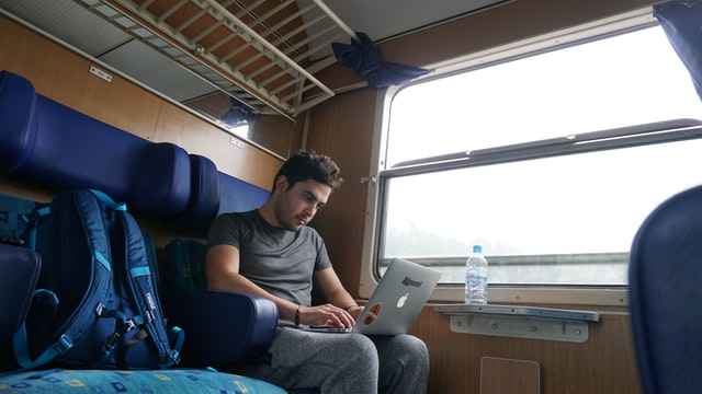 Working On Your Laptop On A train