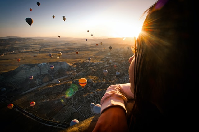 Hot Air Balloons In Cappadocia, Turkey