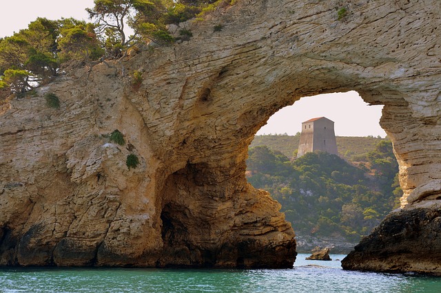 Sea Cliffs In Italy