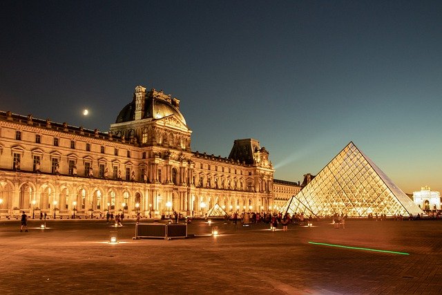 Louvre At Night 