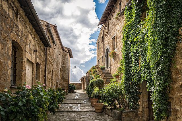 Tiny Peaceful Street in Italy
