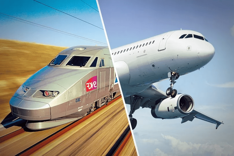 train vs airplane